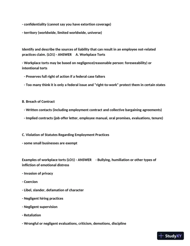 2023 CIC Commercial Multiline Exam with Answers (110 Solved Questions) - Page 11 preview image