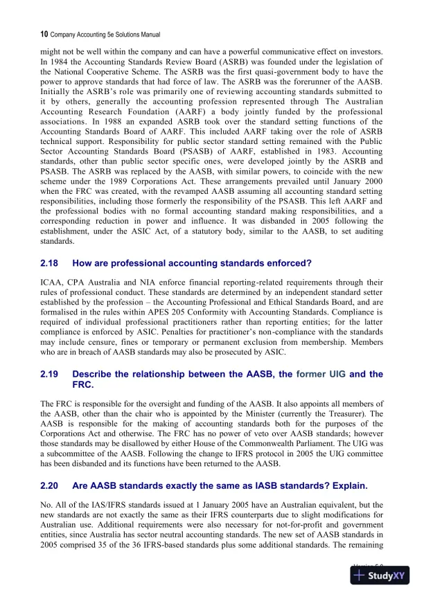 Company Accounting: Australia-New Zealand, 5th Edition Solution Manual - Page 13 preview image