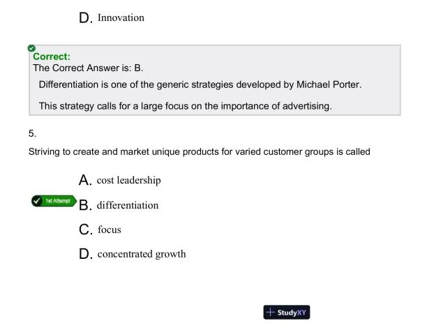 Strategic Management and Business Growth: An Analysis of Porter's Strategies, Diversification, and Synergy Approaches - Page 6 preview image