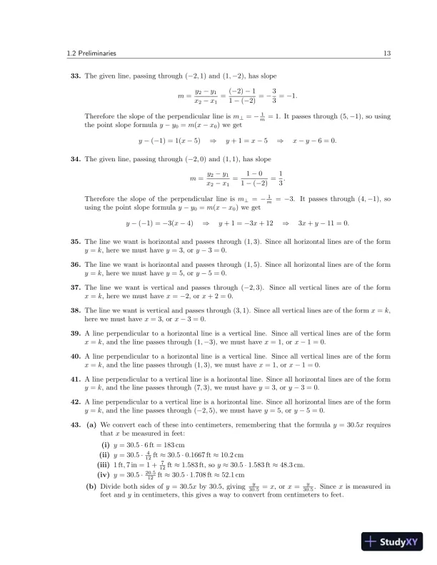 Solution Manual for Calculus For Biology and Medicine, 4th Edition - Page 15 preview image