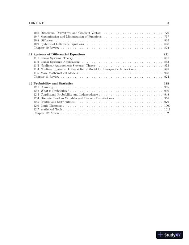 Solution Manual for Calculus For Biology and Medicine, 4th Edition - Page 5 preview image