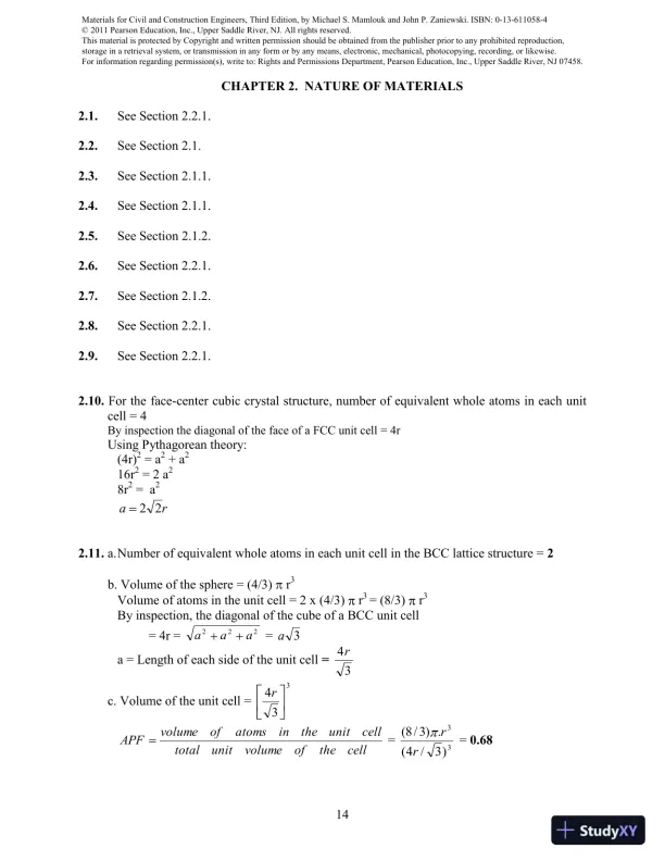 Solution Manual For Materials For Civil And Construction Engineers, 3rd Edition - Page 15 preview image