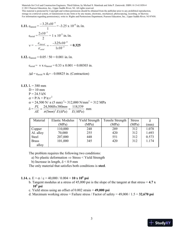 Solution Manual For Materials For Civil And Construction Engineers, 3rd Edition - Page 4 preview image