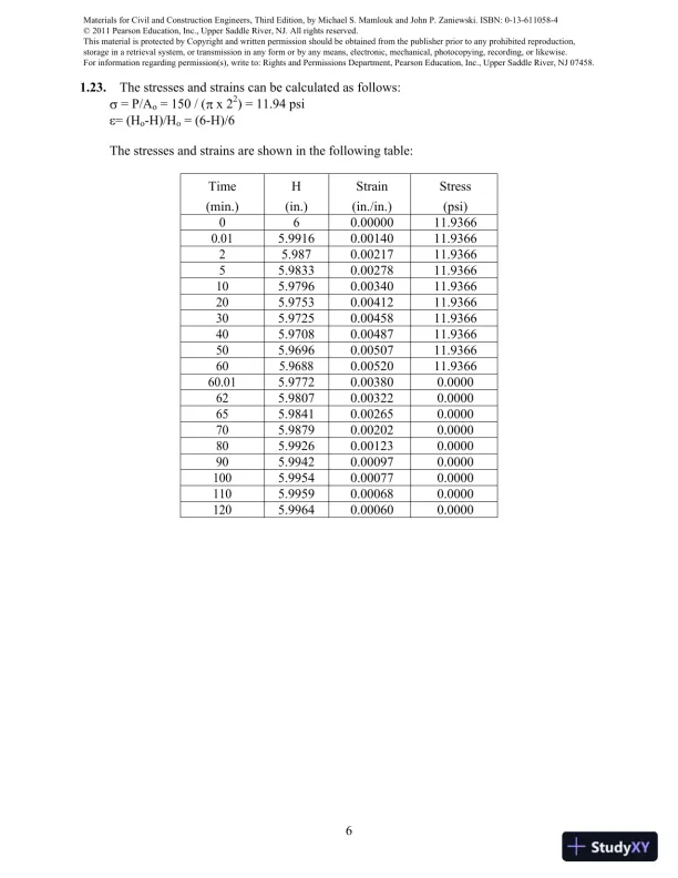Solution Manual For Materials For Civil And Construction Engineers, 3rd Edition - Page 7 preview image