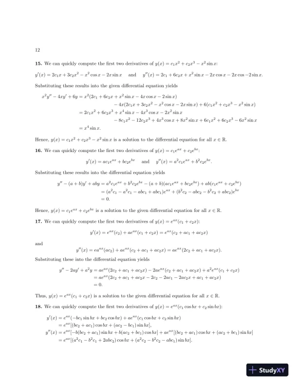 Solution Manual For Differential Equations And Linear Algebra, 3rd Edition - Page 13 preview image