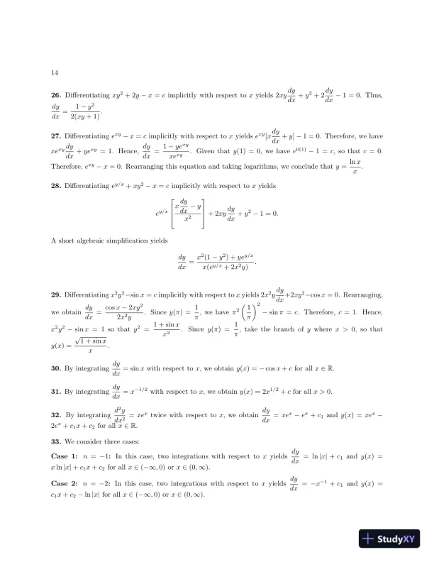 Solution Manual For Differential Equations And Linear Algebra, 3rd Edition - Page 15 preview image