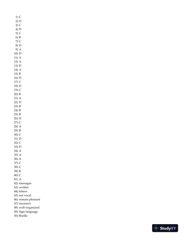 Clinical Medical Assisting: Foundations and Practice 1st Edition Test Bank - Page 16 preview image