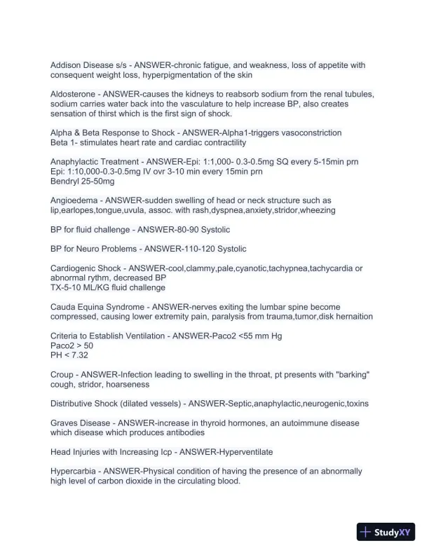 2022-2023 AMLS - Study Guide with Answers (371 Solved Questions) - Page 10 preview image