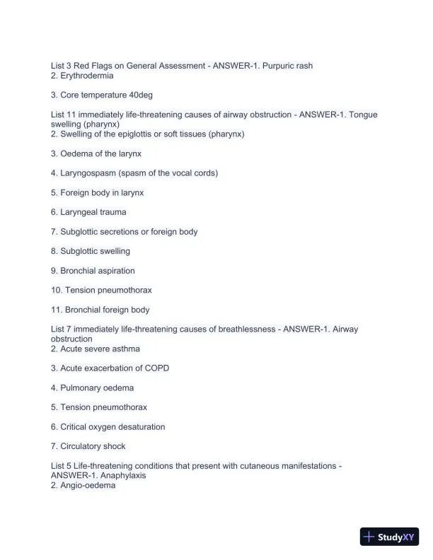 2022-2023 AMLS - Study Guide with Answers (371 Solved Questions) - Page 3 preview image