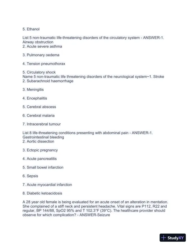 2022-2023 AMLS - Study Guide with Answers (371 Solved Questions) - Page 5 preview image