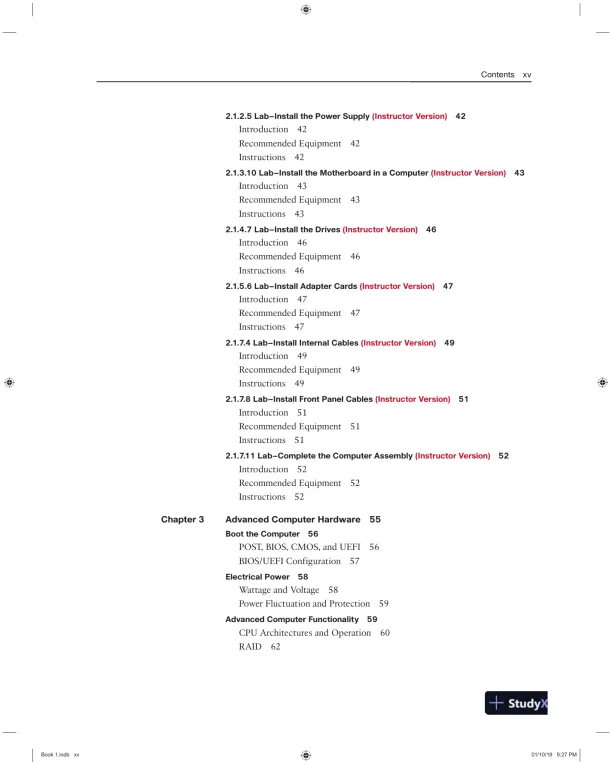 Solution Manual for IT Essentials Labs and Study Guide Version 7 - Page 10 preview image