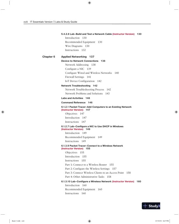 Solution Manual for IT Essentials Labs and Study Guide Version 7 - Page 13 preview image