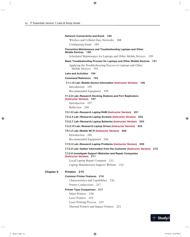 Solution Manual for IT Essentials Labs and Study Guide Version 7 - Page 15 preview image