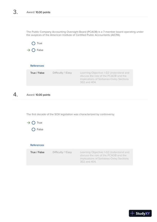 Test Bank For International Accounting, 5th Edition - Page 3 preview image