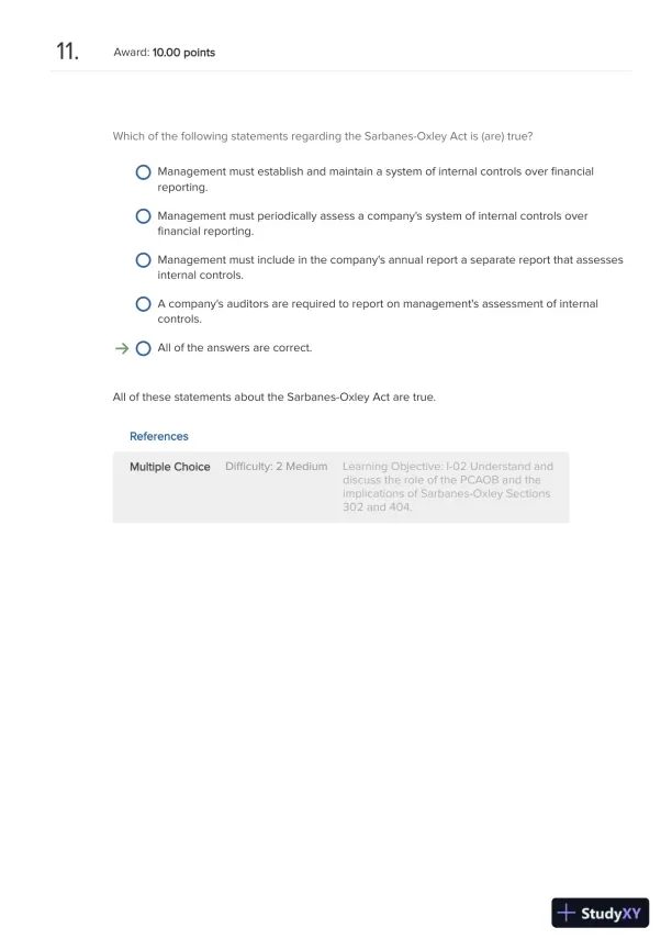 Test Bank For International Accounting, 5th Edition - Page 9 preview image