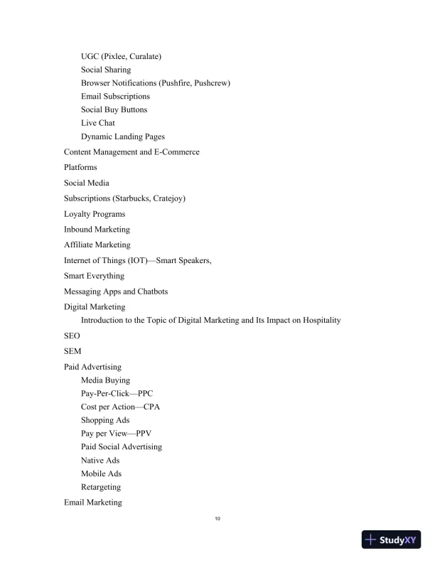 Technology Strategies for the Hospitality Industry, 3rd Edition Class Notes - Page 13 preview image