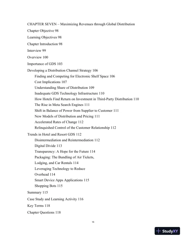 Technology Strategies for the Hospitality Industry, 3rd Edition Class Notes - Page 18 preview image