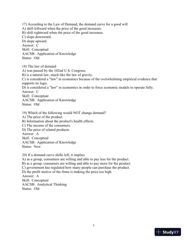 Test Bank for Managerial Economics And Strategy, 3rd Edition - Page 16 preview image
