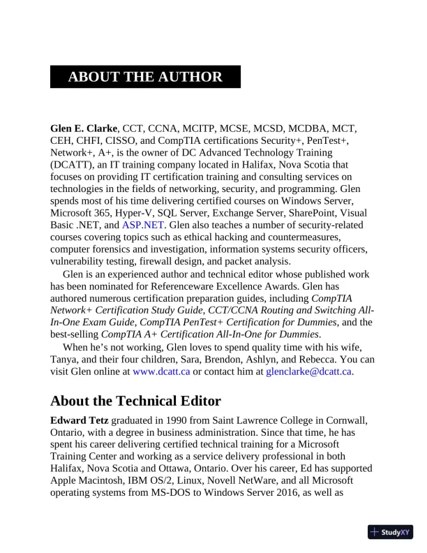 CompTIA Security+ SY0-601 Exam Certification Bundle, 4th Edition (2021) - Page 18 preview image