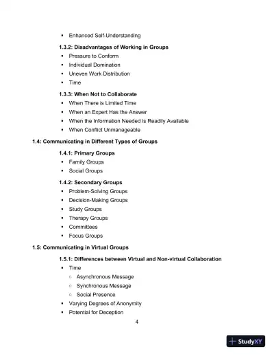 Communicating in Small Groups: Principles and Practices, 12th Edition Test Bank - Page 5 preview image