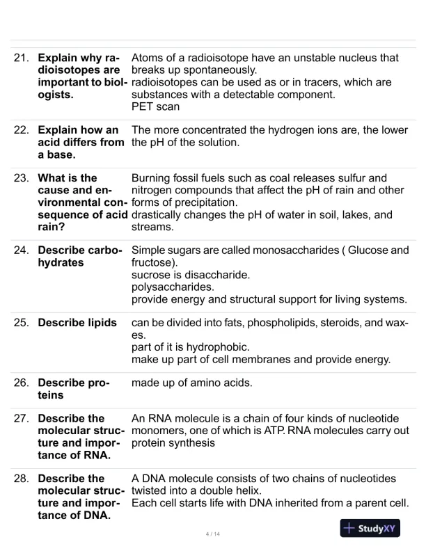 Rio Bio156 Biology Practice Exam With Answers (105 Solved Questions) - Page 5 preview image