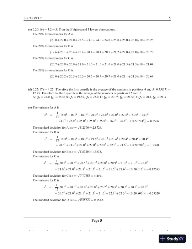 Solution Manual For Statistics For Engineers And Scientists, 4th Edition - Page 8 preview image