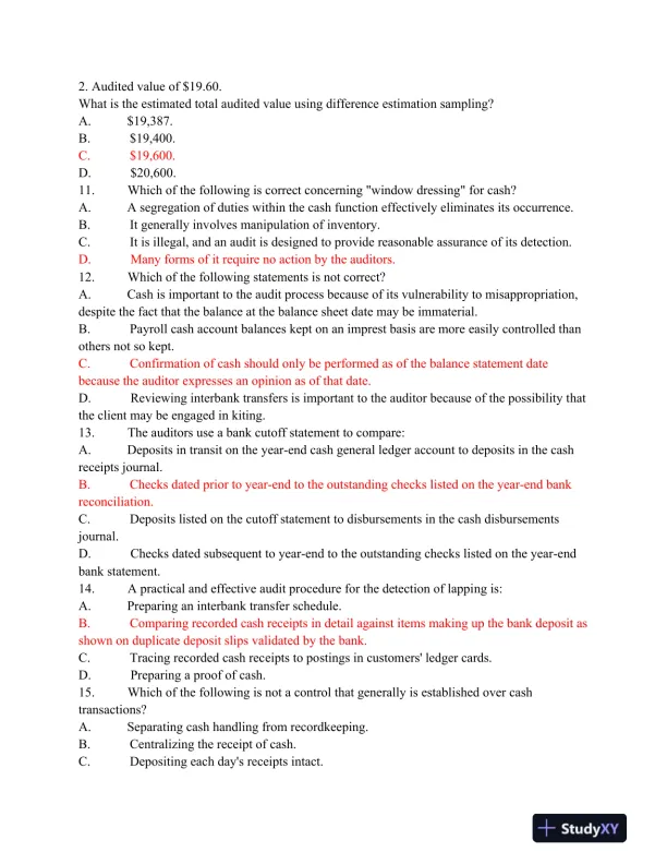 ACC555 Final Exam - Page 4 preview image
