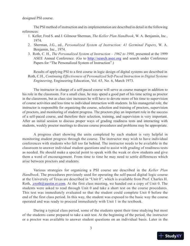 Solution Manual For Fundamentals of Logic Design, 7th Edition - Page 7 preview image
