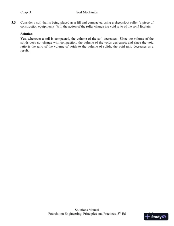 Solution Manual for Foundation Design: Principles and Practices, 3rd Edition - Page 16 preview image