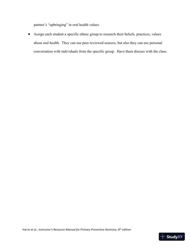 Class Notes for Primary Preventive Dentistry, 8th Edition - Page 10 preview image