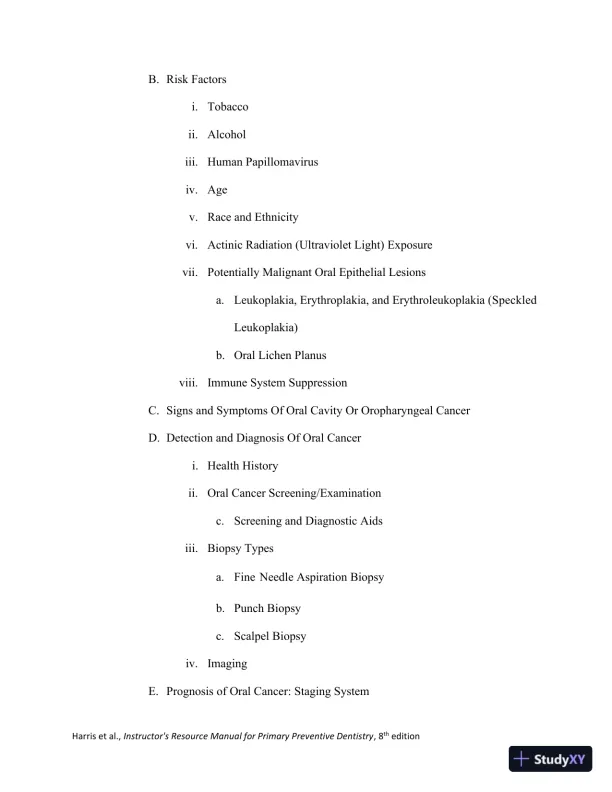 Class Notes for Primary Preventive Dentistry, 8th Edition - Page 23 preview image