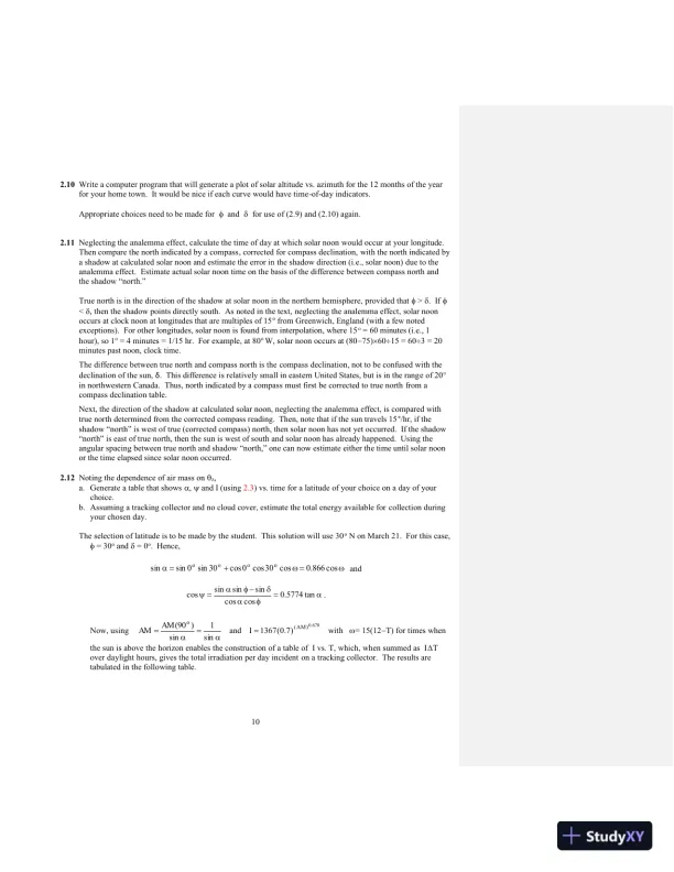 Solution Manual for Photovoltaic Systems Engineering, 4th Edition - Page 11 preview image