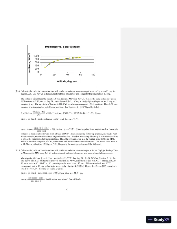 Solution Manual for Photovoltaic Systems Engineering, 4th Edition - Page 13 preview image