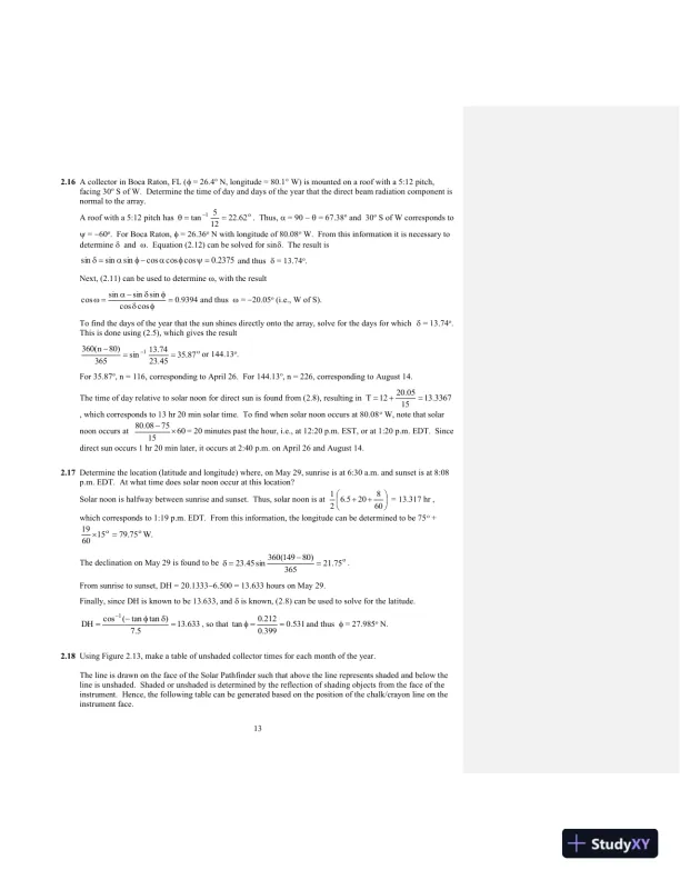 Solution Manual for Photovoltaic Systems Engineering, 4th Edition - Page 14 preview image