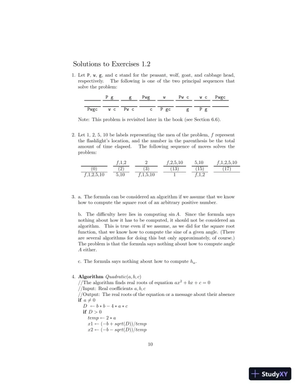Solution Manual For Introduction To The Design And Analysis Of Algorithms, 3rd Edition - Page 11 preview image