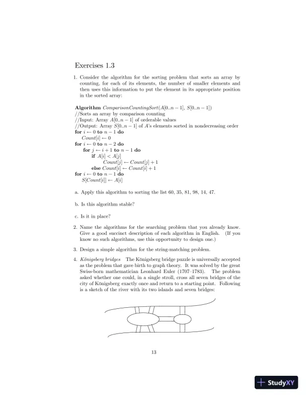 Solution Manual For Introduction To The Design And Analysis Of Algorithms, 3rd Edition - Page 14 preview image