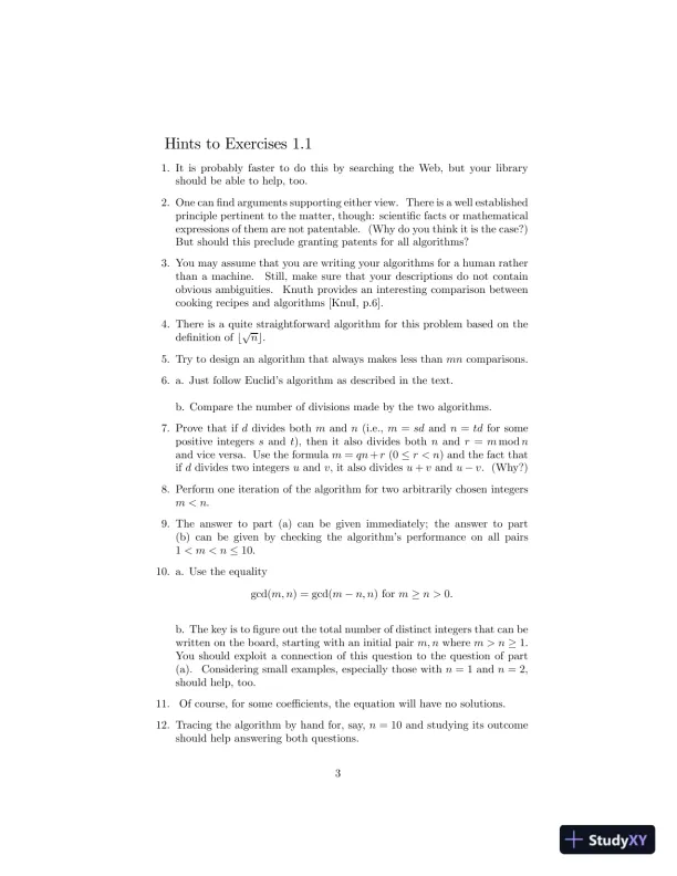 Solution Manual For Introduction To The Design And Analysis Of Algorithms, 3rd Edition - Page 4 preview image