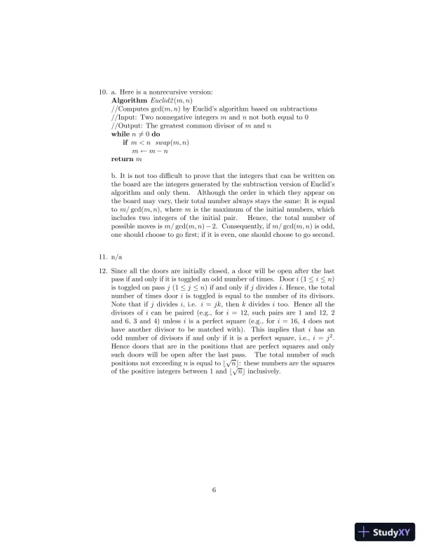 Solution Manual For Introduction To The Design And Analysis Of Algorithms, 3rd Edition - Page 7 preview image