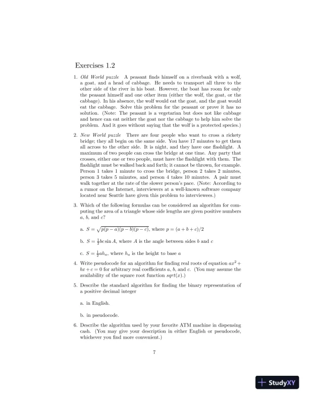 Solution Manual For Introduction To The Design And Analysis Of Algorithms, 3rd Edition - Page 8 preview image