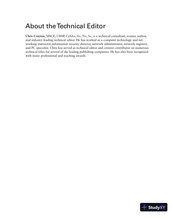 Comptia Security+ Practice Tests : exam sy0-601, 2nd Edition (2021) - Page 16 preview image