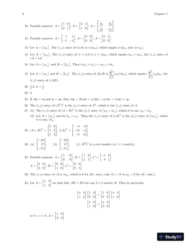 Solution Manual for Elementary Linear Algebra with Applications, 9th Edition - Page 12 preview image