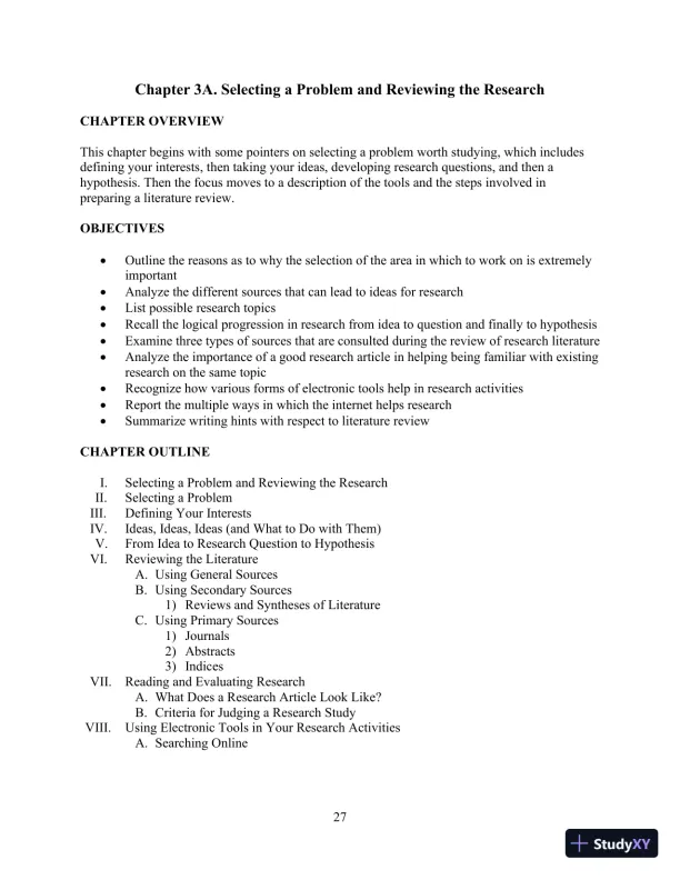 Class Notes for Exploring Research, 9th Edition - Page 10 preview image