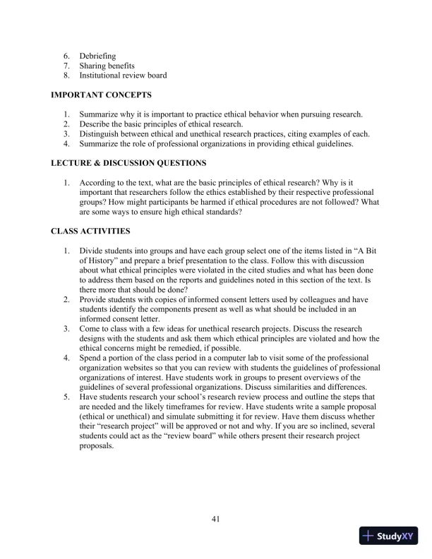 Class Notes for Exploring Research, 9th Edition - Page 15 preview image