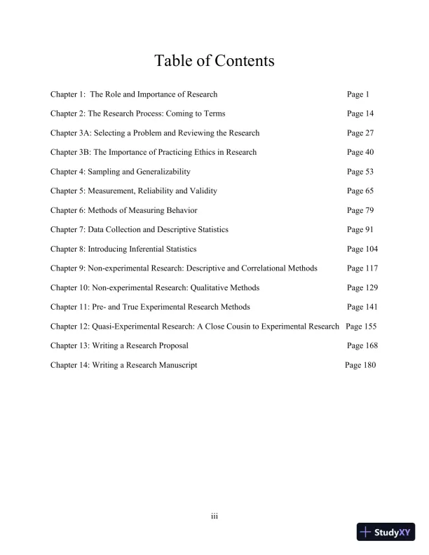 Class Notes for Exploring Research, 9th Edition - Page 3 preview image