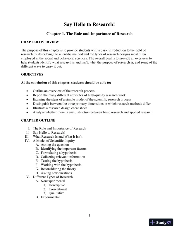 Class Notes for Exploring Research, 9th Edition - Page 4 preview image