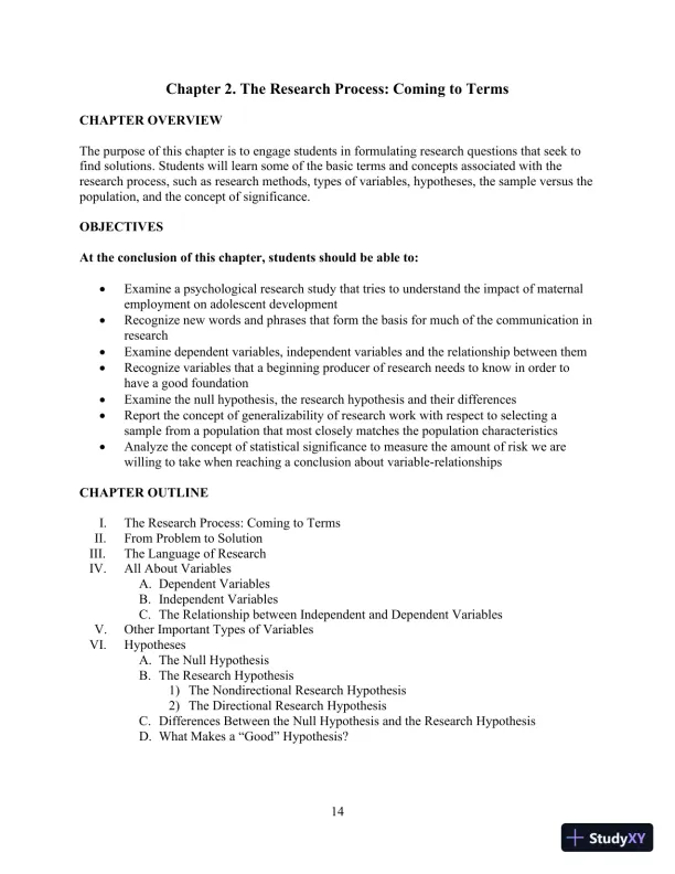 Class Notes for Exploring Research, 9th Edition - Page 7 preview image