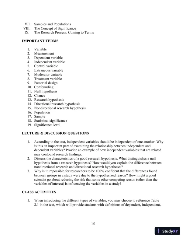 Class Notes for Exploring Research, 9th Edition - Page 8 preview image