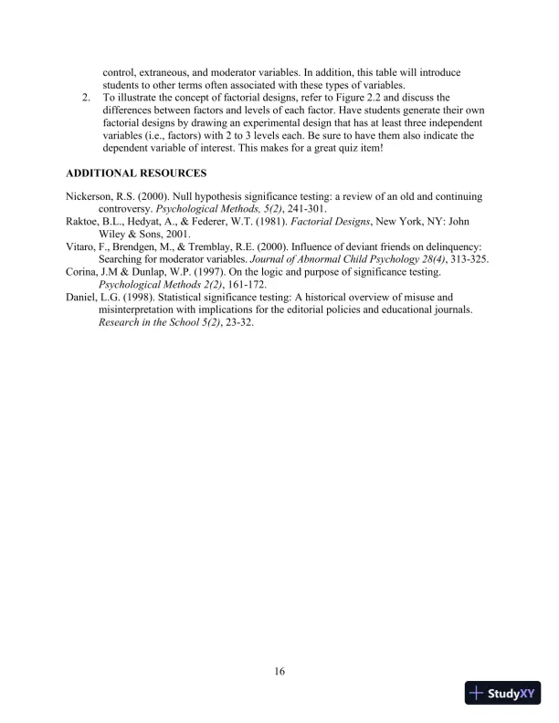 Class Notes for Exploring Research, 9th Edition - Page 9 preview image