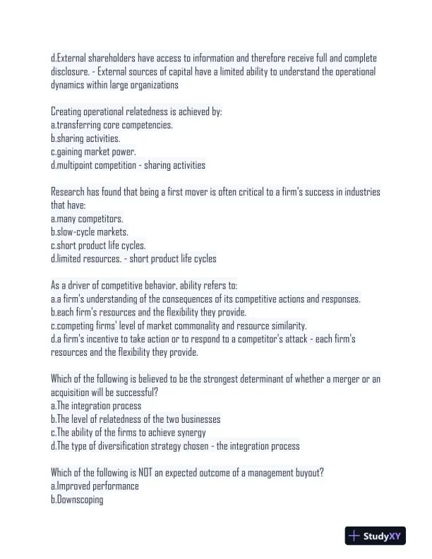 2024 WPC470 Law Final Exam With Answers (650 Solved Questions) - Page 13 preview image