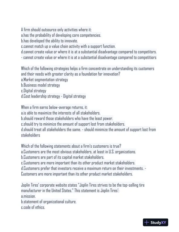 2024 WPC470 Law Final Exam With Answers (650 Solved Questions) - Page 5 preview image